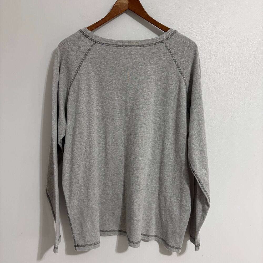 Eddie Bauer Women's 2XL Heather Gray Long Sleeve Ducks with Boots Cottage - Picture 7 of 7